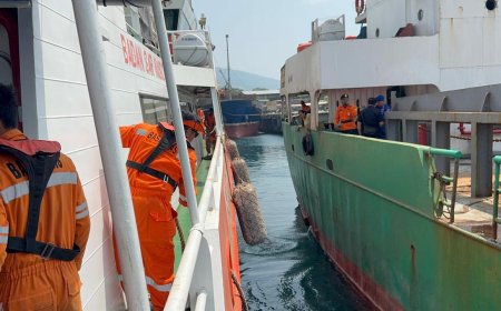 Depresi di Tengah Laut, Nahkoda MV SM Lumina Dievakuasi Basarnas