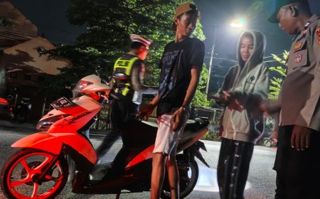 Antisipasi Gangguan Kamtibmas, Polresta Palu Razia di Jembatan Lalove