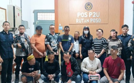 Rutan Poso Pindahkan 11 Narapidana ke Lapas Palu