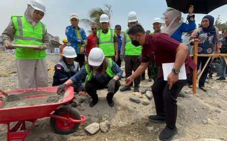 Bupati Vera Resmikan Pembangunan Proyek KNMP Senilai Rp30 Miliar