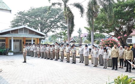 Tingkatkan Pelayanan dan Kedisiplinan, Kantor Pertanahan Kota Palu Gelar Apel Pagi Rutin