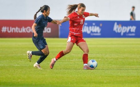 Timnas Putri Indonesia Imbangi Yordania Tanpa Gol