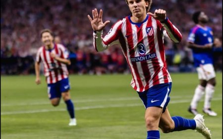 Atletico Hantam 10 Pemain MU dengan 2-0