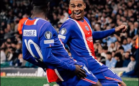 PSG Bungkam Manchester City 4-2 di Etihad 