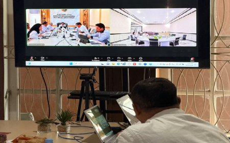 Optimalkan Pelayanan Publik, Kantor Pertanahan Kota Palu Ikuti Rapat Daring 'Kanwil Menyapa'