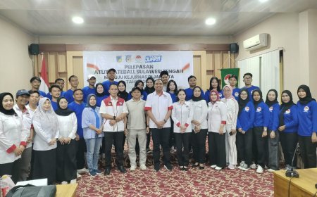 30 Atlet Gateball Sulteng Dilepas ke Kejurnas di Jakarta