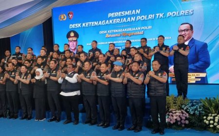 Kapolri Resmikan Desk Ketenagakerjaan di 14 Polda dan 35 Polres, Fokus Pananganan Persoalan Hubungan Industrial