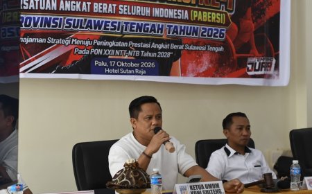 KONI Sulteng Dorong Pabersi Lahirkan Atlet Menuju Pra PON dan PON 2028