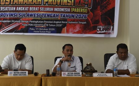 Farid Poddungge Terpilih Aklamasi Pimpin Pabersi Sulteng 2026-2030