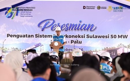PLN Tambah Kapasitas Listrik 50 MW Jalur Sidera-Palu