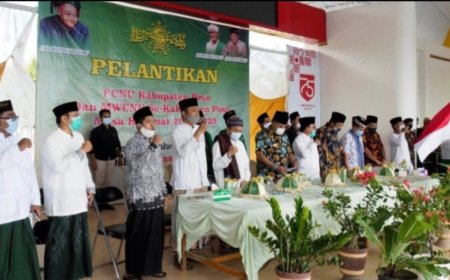 Pengurus NU Poso Dilantik, Dipacu Sebar Dakwah Damai