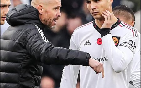 Erik Ten Hag Sebut Cristiano Ronaldo Mengecewakan Manchester United