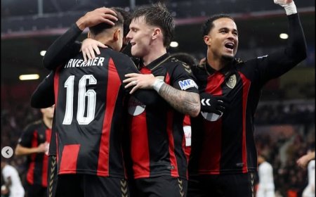 Bournemouth Tundukkan AC Milan Tiga Gol Tanpa Balas