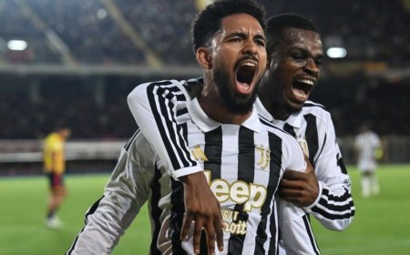 Juventus Menang 2-0 atas Lecce, Gol McKennie dan Luiz Masing-Masing Sumbang Satu Gol