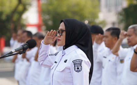 Sekdakot Pimpin Upacara Peringatan Hari Sumpah Pemuda ke-98 di Palu