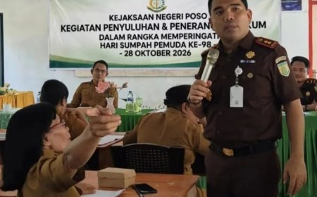 Kejari Poso Edukasi Kepsek Cegah Korupsi Dana Revitalisasi