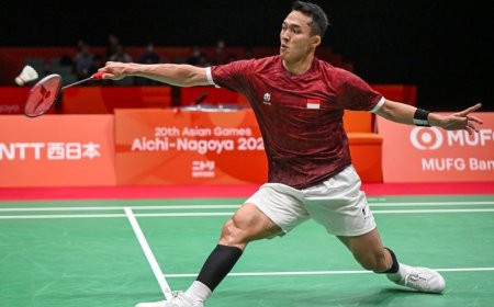Jonatan Christie Singkirkan Minoru Koga di 16 besar Hylo Open
