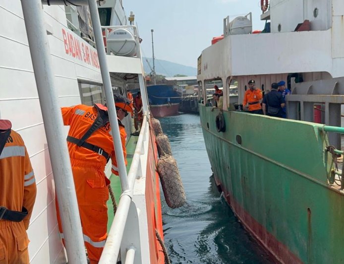 Depresi di Tengah Laut, Nahkoda MV SM Lumina Dievakuasi Basarnas