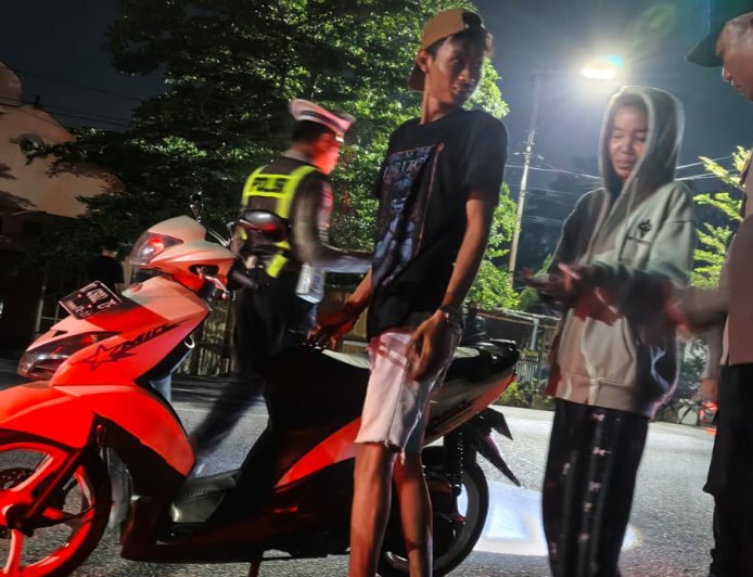 Antisipasi Gangguan Kamtibmas, Polresta Palu Razia di Jembatan Lalove