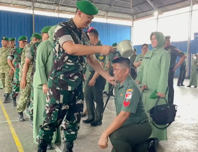 Dandim Poso Naikkan Pangkat 54 Prajurit, 2 Personel Dicoret Akibat Pelanggaran Judol