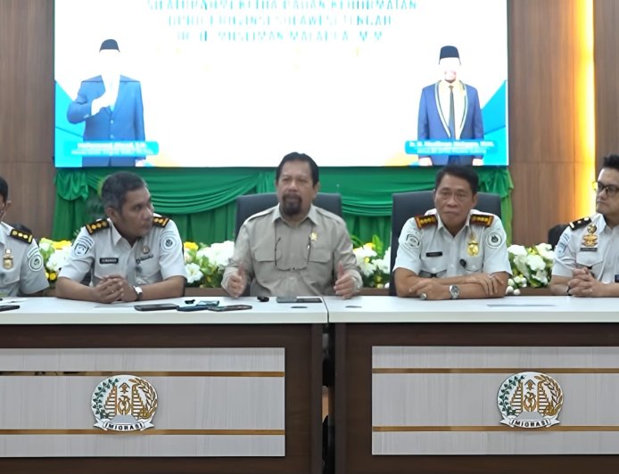 Pantau Pelayanan hingga Perizinan TKA, Kantor Imigrasi Palu Dikunjungi Musliman