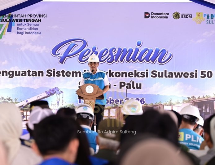 PLN Tambah Kapasitas Listrik 50 MW Jalur Sidera-Palu