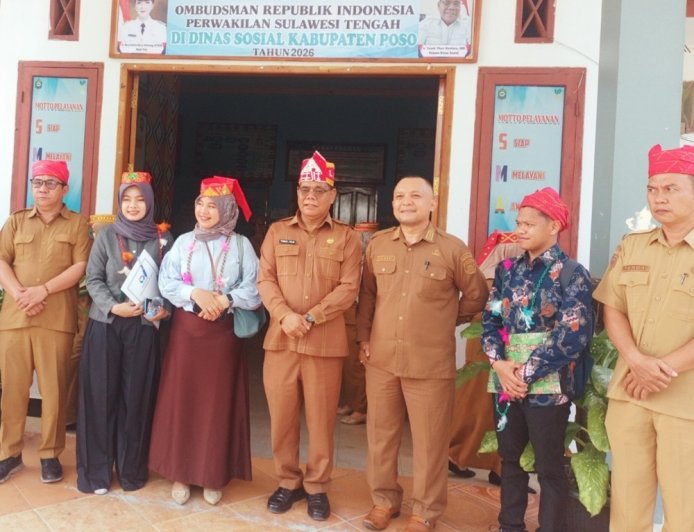 Dinsos Poso Sambut Kunjungan Ombudsman