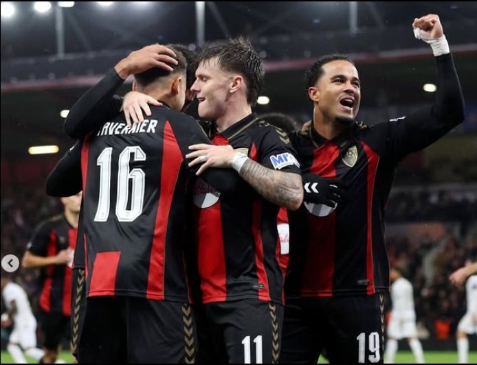 Bournemouth Tundukkan AC Milan Tiga Gol Tanpa Balas