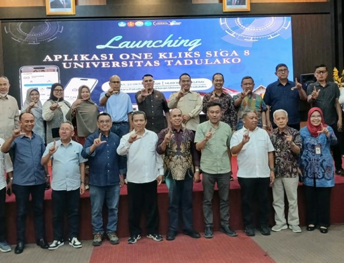 Wujudkan Digitalisasi Kampus, Untad Luncurkan One Kliks