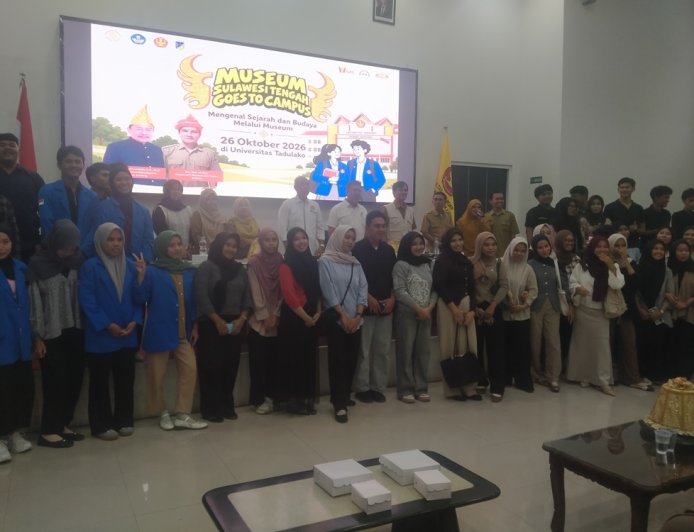 Pertama di Untad, Digelar Museum Sulteng Goes To Campus