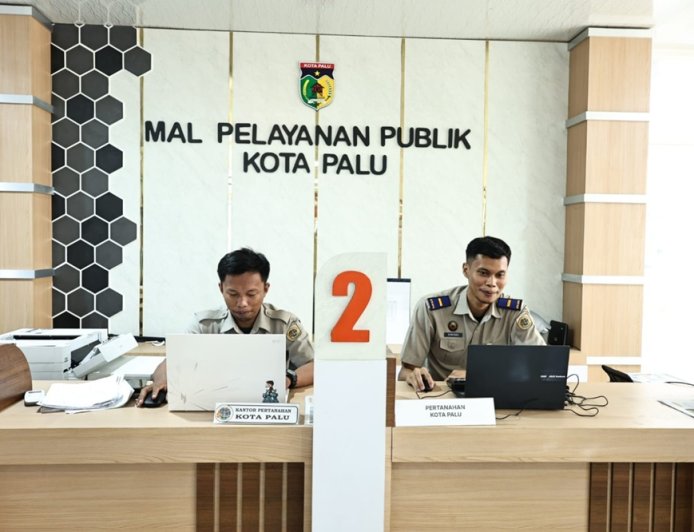Kantor Prtanahan Kota Palu Hadir di Mal Pelayanan Publik!