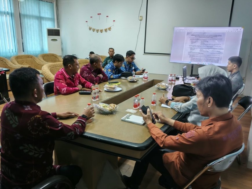 Kantah Kota Palu Hadiri Pembahasan Tukar Tanah Antar Pemkot dan ARK Property