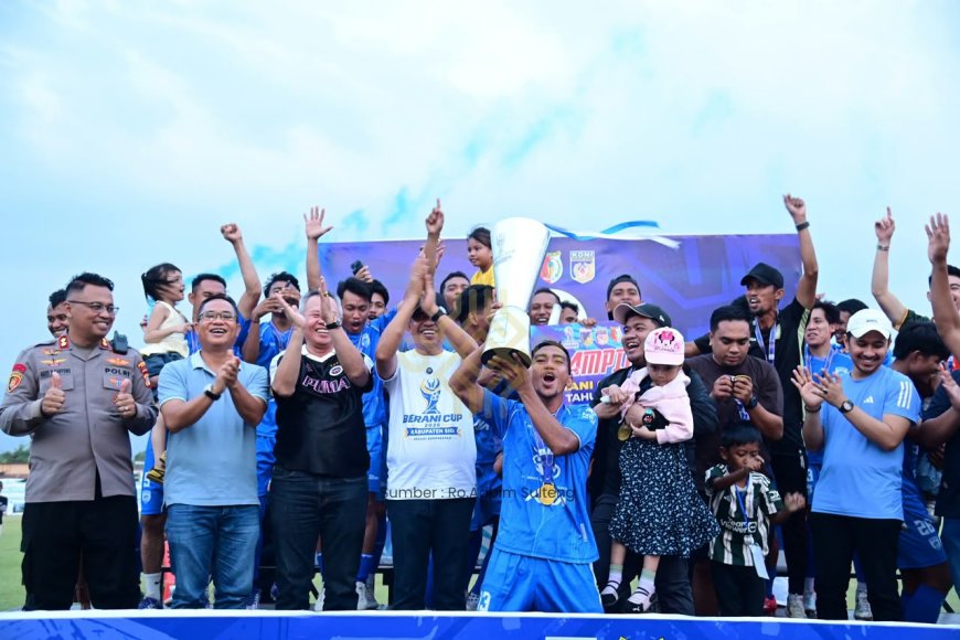 Berani Cup di Sigi Berakhir, Gubernur Anwar Beberkan Cetak Biru Sepak Bola Berjenjang Sulteng