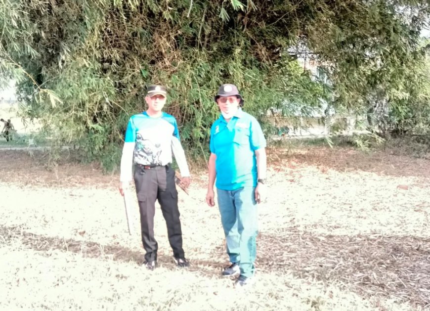 Aksi Bersih-bersih Sambut FDP Tentena Dipimpin Camat Puselemba