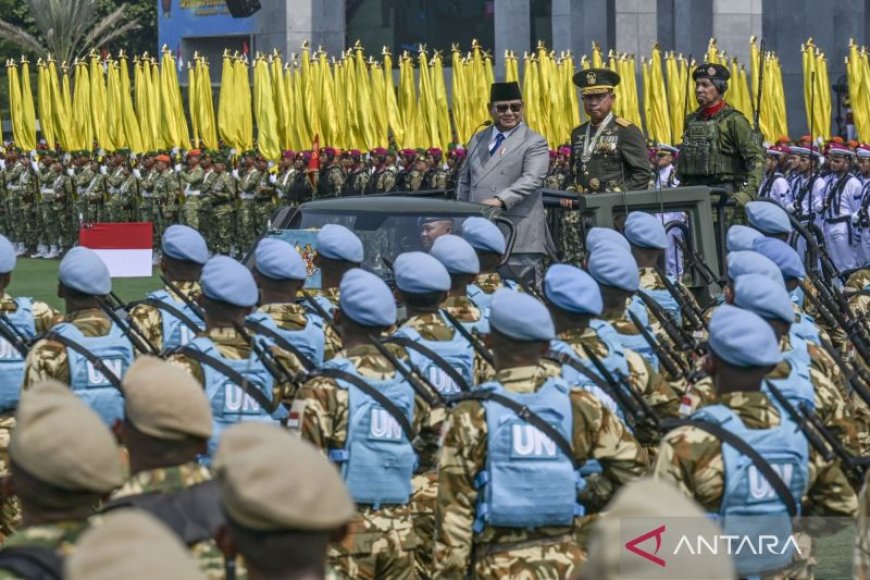 Prabowo Tekankan TNI Harus Jadi Tentara Rakyat dan Dekat dengan Rakyat