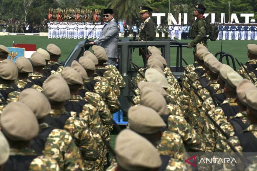 Prabowo Minta TNI Utamakan Prestasi, Bukan Senioritas