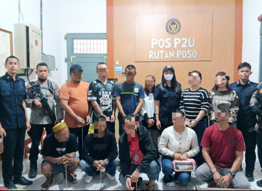 Rutan Poso Pindahkan 11 Narapidana ke Lapas Palu