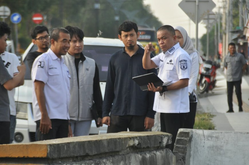 Pemkot Palu Tata Kawasan Jembatan Moh. Yamin, Buat Jalur Pedestrian dan Tambah Lampu Jalan