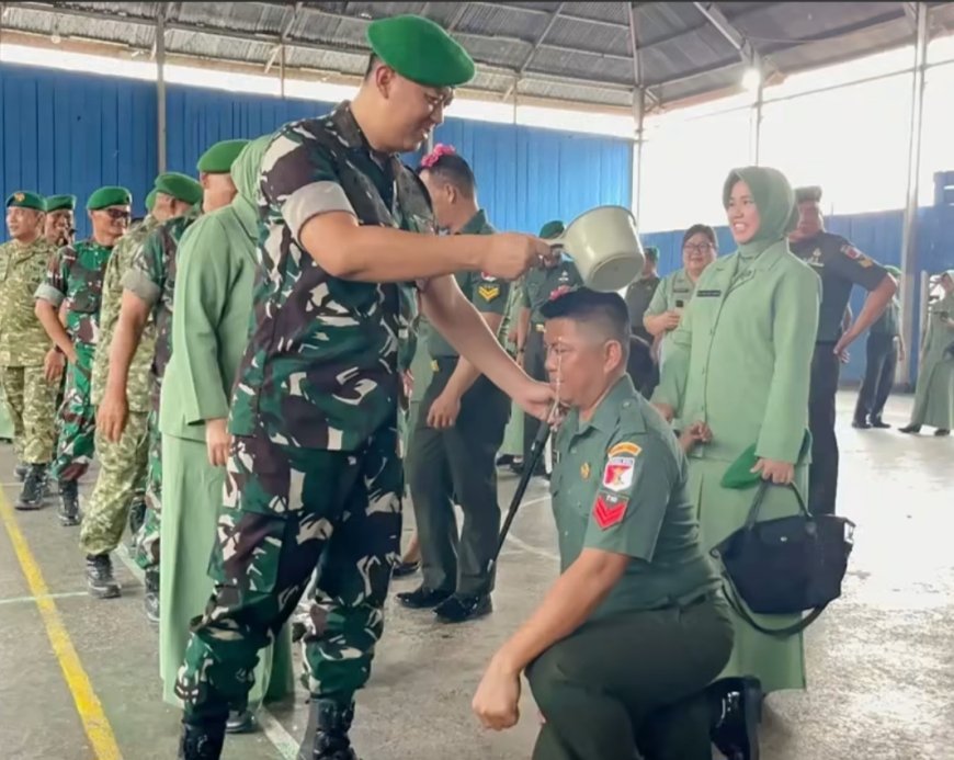 Dandim Poso Naikkan Pangkat 54 Prajurit, 2 Personel Dicoret Akibat Pelanggaran Judol