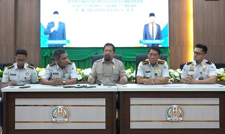 Pantau Pelayanan hingga Perizinan TKA, Kantor Imigrasi Palu Dikunjungi Musliman