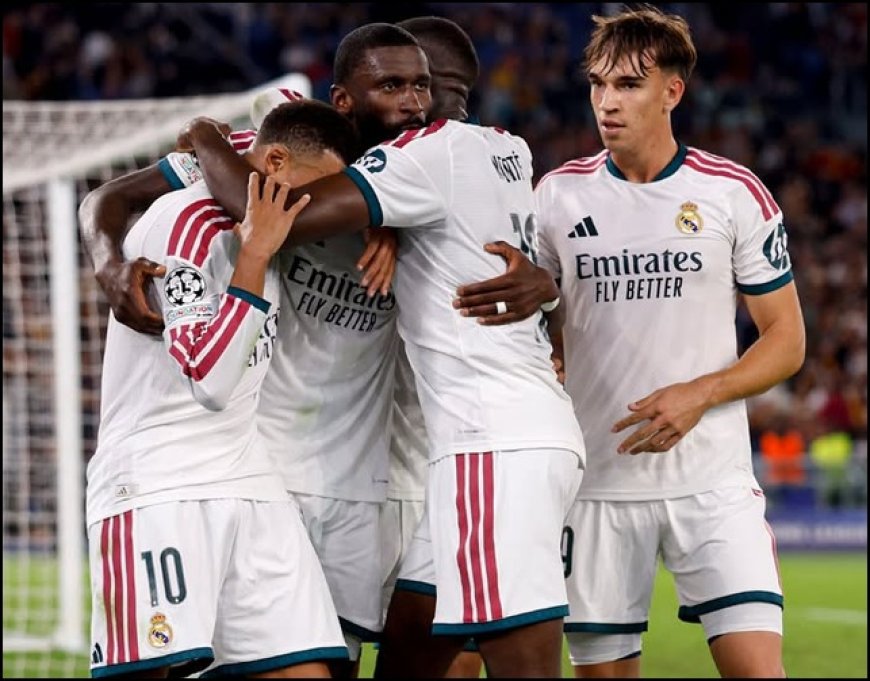 Tiga Gol Menit-Menit Terakhir Antar Madrid Tekuk Roma 4-3