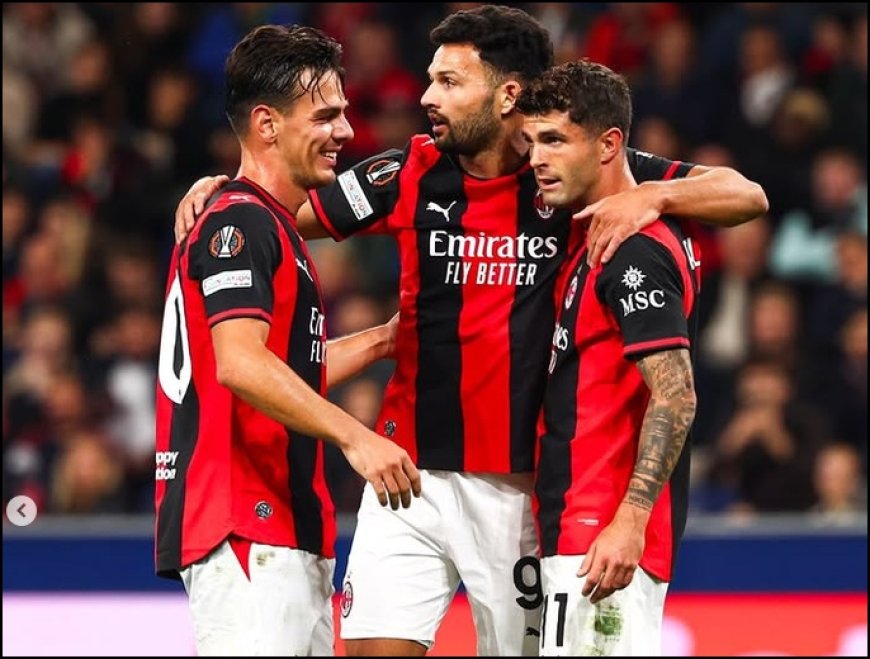 Hattrick Alphadjo Cisse Bawa AC Milan Menang 4-0 Atas RB Salzburg