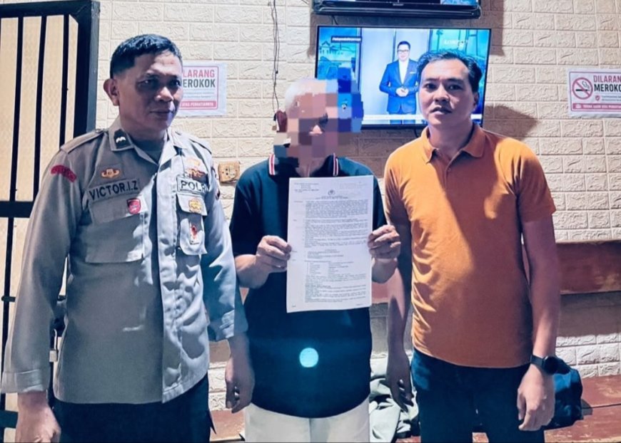 Polsek Lage Titipkan Tersangka Dugaan Pencabulan Anak di Bawah Umur