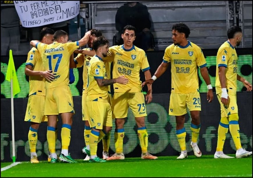 Drama Enam Gol Warnai Kemenangan Frosinone atas Sassuolo