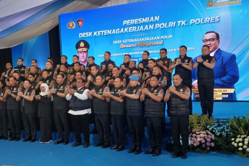 Kapolri Resmikan Desk Ketenagakerjaan di 14 Polda dan 35 Polres, Fokus Pananganan Persoalan Hubungan Industrial