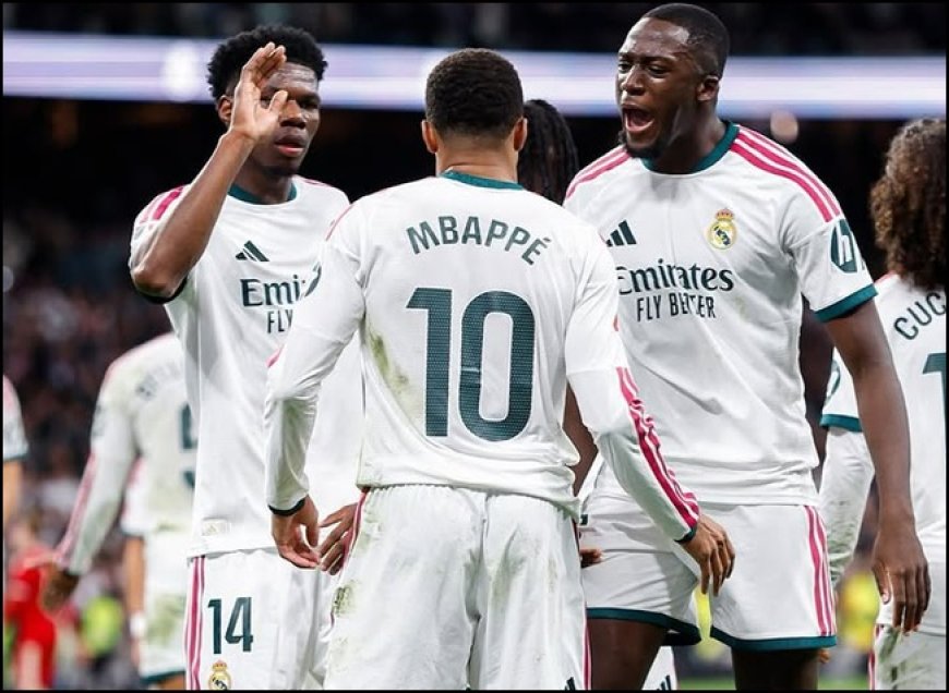 Kylian Mbappe Dua Gol, Real Madrid Kalahkan Sevilla 4-1