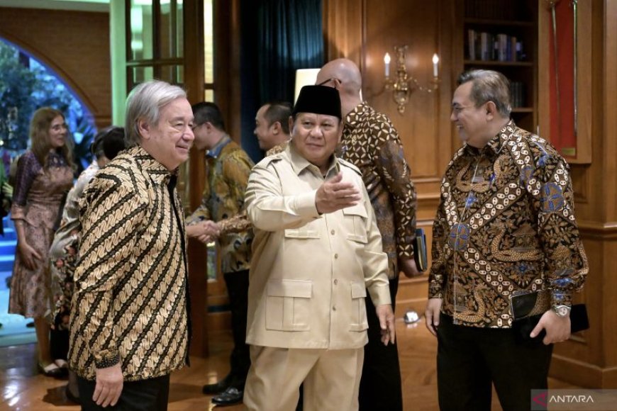 Sekretariat Kabinet Ungkap Isi Pertemuan Presiden Prabowo-Sekjen PBB