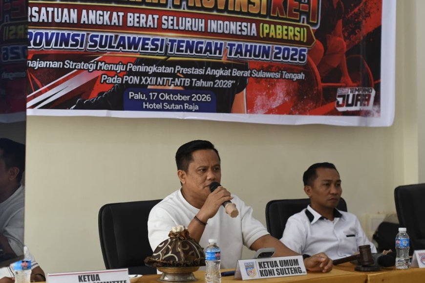 KONI Sulteng Dorong Pabersi Lahirkan Atlet Menuju Pra PON dan PON 2028