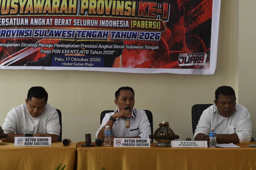 Farid Poddungge Terpilih Aklamasi Pimpin Pabersi Sulteng 2026-2030