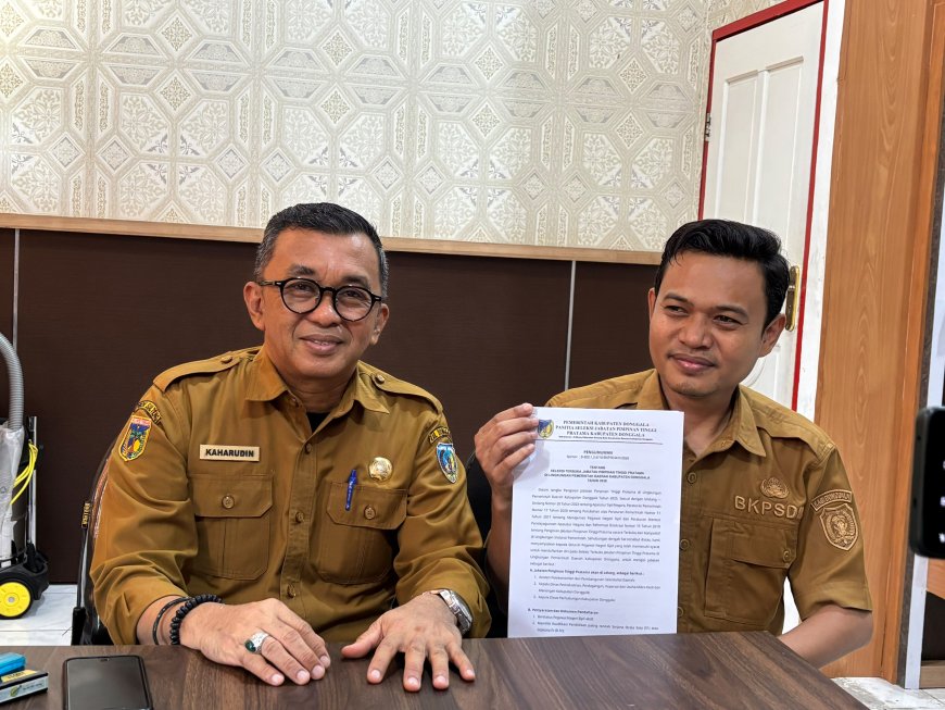 BKPSDM Donggala Buka Seleksi Terbuka JPTP, Pejabat Luar Daerah Bisa Mendaftar